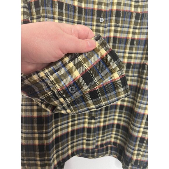 Everlane XS The Boxy Flannel Shirt Beech Plaid Button Down Long Sleeve Retro NWT - Picture 8 of 15